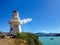 Akaroa Lighthouse in Akaroa, South Island, New Zealand