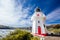 Akaroa Lighthouse in New Zealand in Spring