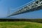 Akashi Kaikyo bridge, world longest suspension metal bridge
