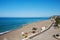 Akcakoca coastline, beach and sea at Duzce province, Turkey