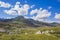 Akchan Valley landscape. Mountain Altai, Russia