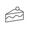 Ð¡ake icon vector set. dessert illustration sign collection. sweet symbol or logo.