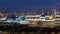 Akorda - residence President Republic of Kazakhstan and Central Concert Hall at night timelapse