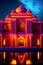 Akshardham Temple is a spiritual. Ai generated.