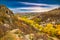 Aktovsky Canyon in Ukraine surrounded large stone boulders