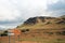 The Akureyri valley, The typical landscape of Iceland, view of the exotic landscape of this amazing country