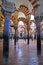 Al Andalus architecture in the Mosque of Cordoba, Andalusia, Spain