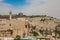 Al-Aqsa mosque in the old city of Jerusalem Israel viewed from