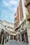 Al-Balad old town street with traditional muslim houses, Jeddah