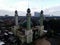 Al Barkah Mosque Largest Masjid in Bekasi, Ramadan Eid Concept background, Travel and tourism. with noise cloud after rain and