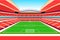 Al Bayt stadium Football world cup background for banner, soccer championship 2022 in qatar