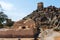 Al Bidya historical mosque and fort in emirate of Fujairah in UAE