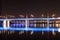 Al Garhoud Bridge at night, Dubai