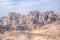 Al Habis mountain behind Qasr al Bint in Petra, Jordan