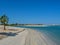 Al Hamra Beach on the Arabian Gulf at Ras Al Khaimah, United Arab Emirates, Southwest Asia.