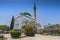 Al Jazzar mosque with courtyard is the fine example of the Ottoman architecture in old Acre, Israel