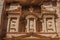 Al Khazneh or The Treasury in nabatean city of petra jordan