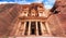 Al Khazneh - the treasury temple, ancient city of Petra, Jordan