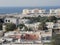 Al Mirfa or Al Marfa town residential buildings view from the top,Abu Dhabi, UAE. 