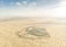 Al Qudra man made Love Lake in a desert in Dubai