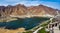 Al Rafisah Dam in the United Arab Emirates aerial panorama