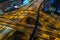 Al Safa Street and Sheikh Zayed Road Intersection at Night