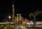 Al Sahaba Mosque in Sharm El Sheikh, Egypt.Night view