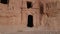 Al Ula, Saudi Arabia - September 24, 2017: Camera shoot towards Madain Saleh ancient tombs