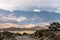 Alabama Hills Recreation Area in Lone Pine California - road through the area with weird rocks and boulders