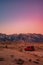 ALABAMA HILLS, SIERRA NEVADA MOUNTAIN SUNRISE