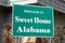 Alabama Sign at Welcome Center