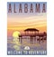 Alabama, United States travel poster