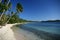 The alabaster beach in Fiji