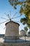 Alacati windmills in Alacati Town near Izmir, Turkey