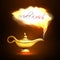 Aladdin Lamp Cloud Concept