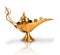 Aladdin\'s magic lamp with pearls