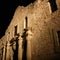 Alamo illuminated at night