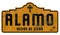 Alamo San Antonio Mission Sign Vintage Grunge Retro