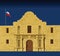 alamo san atonio texas america travel vector illustration transparent background