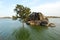 The Alange reservoir panoramic view, Badajoz province, Extremadura, , Spain