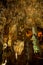 Alanya Dim Cave stalagmites and stalactites formation
