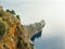 Alanya, Turkey. Beautiful view from the fortress Alanya Castle of the Mediterranean Sea and cliffs at sunset. Vacation postcard