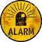 Alarm, alert, danger, warning sign, vector illustration