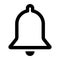 Alarm bell icon.The bell icon. Alert symbol.