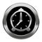 Alarm clock icon silver