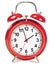 Alarm clock isolated. Vector illustration