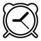 Alarm Clock Line Icon