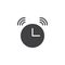 Alarm clock vector icon