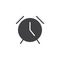 Alarm clock vector icon