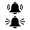 Alarm sound signal vector icon